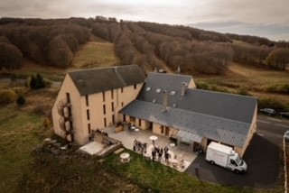 Vue sur l'Aubrac depuis la salle à louer